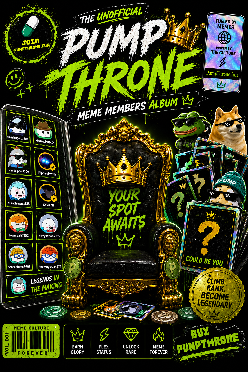 PumpThrone album cover - tap to open the album